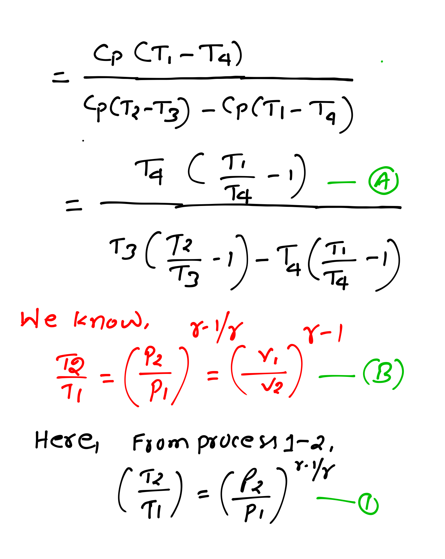 Bell Coleman Cycle Processes, COP Formula, PV and TS Diagram, MCQ's
